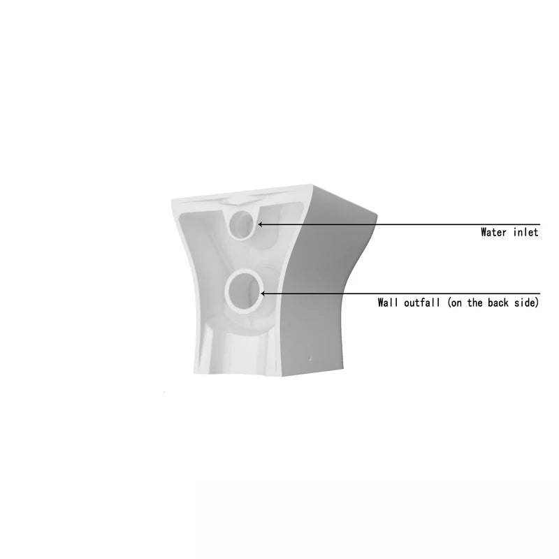 Oakham Compact Back to Wall Toilet Pan with Soft Close Seat – 490mm Projection Gloss White