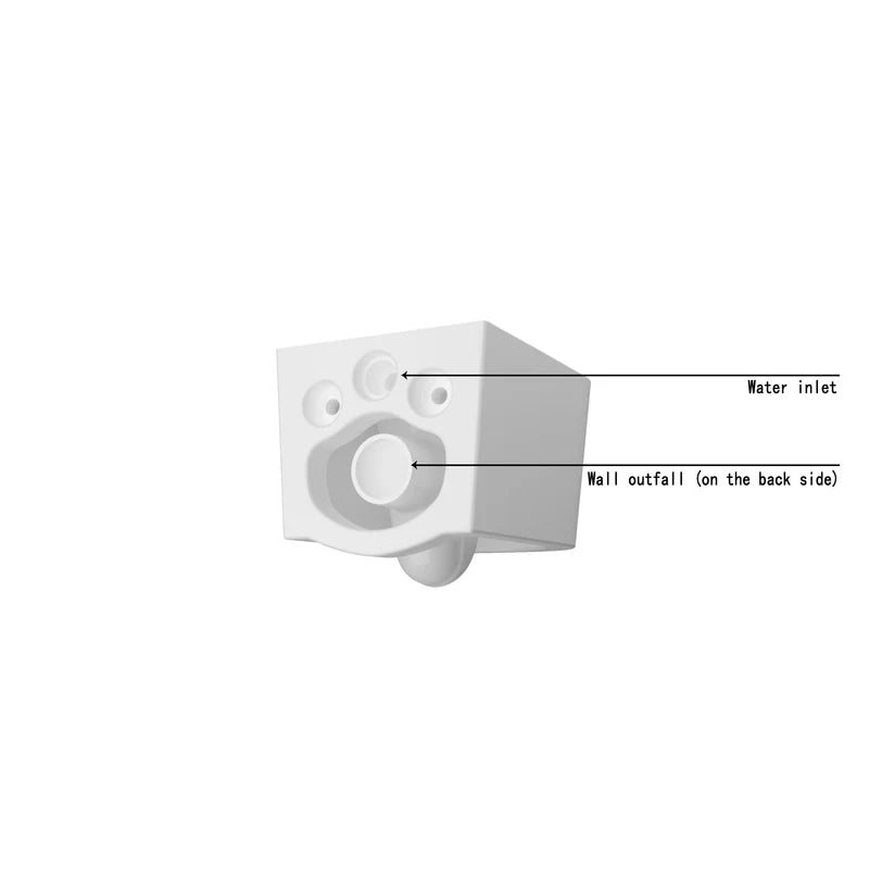Oakham Square Rimless Wall Hung Toilet Pan With UF Soft Close Seat – 520mm Projection