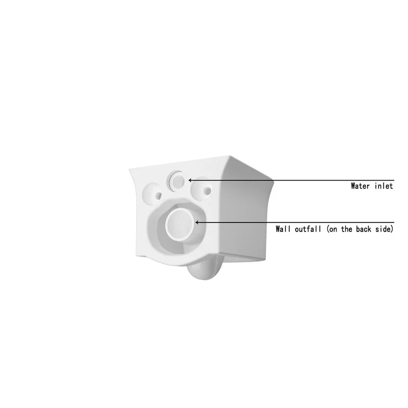 Oakham Vetra Wall Hung Rimless Toilet with Soft Close Seat – 520mm