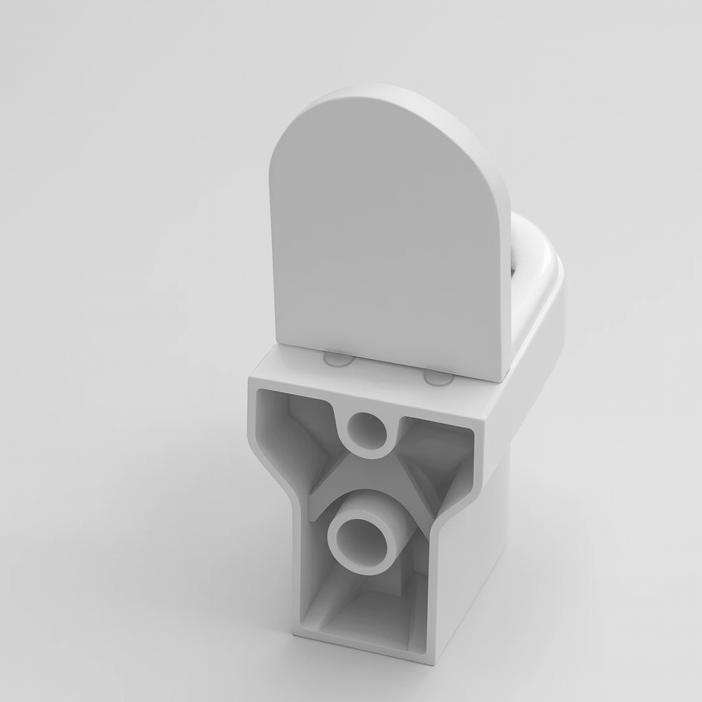 Oakham D-Shape Back To Wall Toilet Pan With Soft Close Seat | BSD