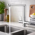 Bramwell & Co Ashford Chrome Dual Lever Kitchen Mixer Tap