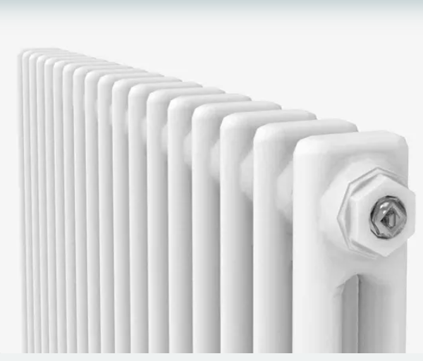 Traditional Cast Iron Style Vertical Column Radiator 1800mm – White 2 Column