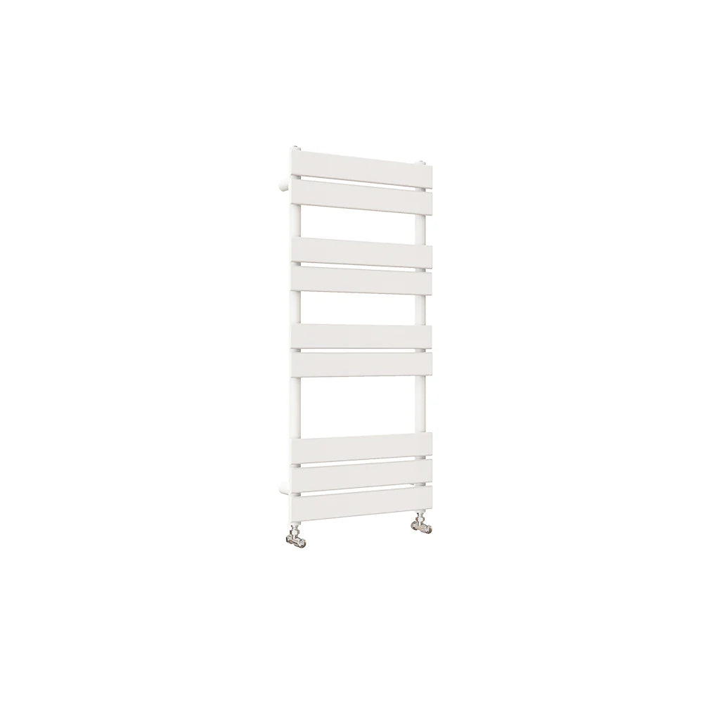 White Flat Panel Heated Towel Rail Radiator – 800x450mm / 1000x450mm