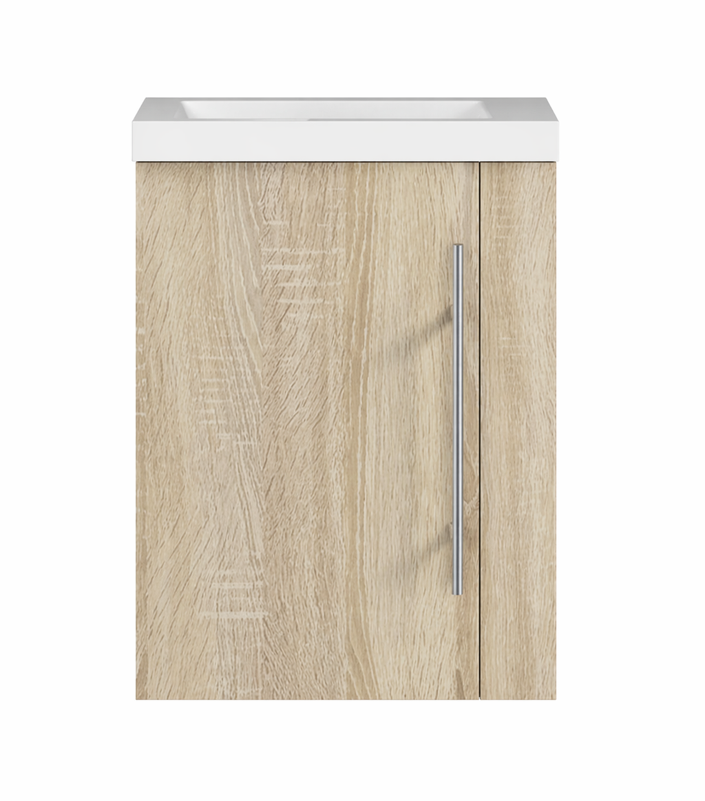 Siv 450mm wall hung vanity unit front view