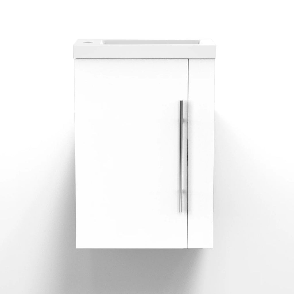Siv 450mm wall hung vanity unit front view