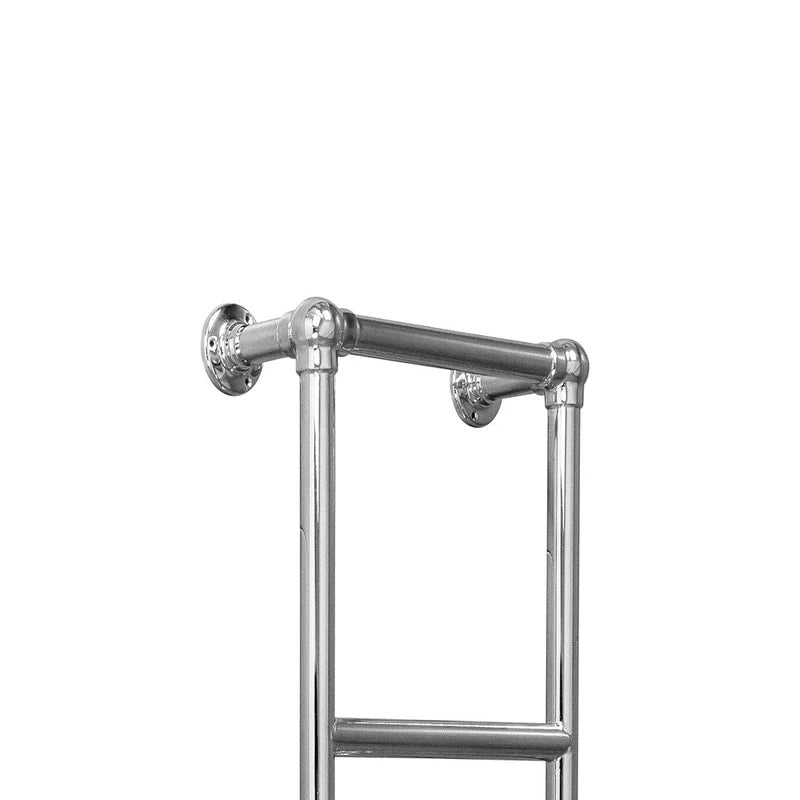Traditional 3 Bar Victorian Chrome Heated Towel Rail Radiator – 700 x 400mm