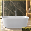 Banevo Coast 1700 x 800 freestanding bath with chrome tap in a premium bathroom