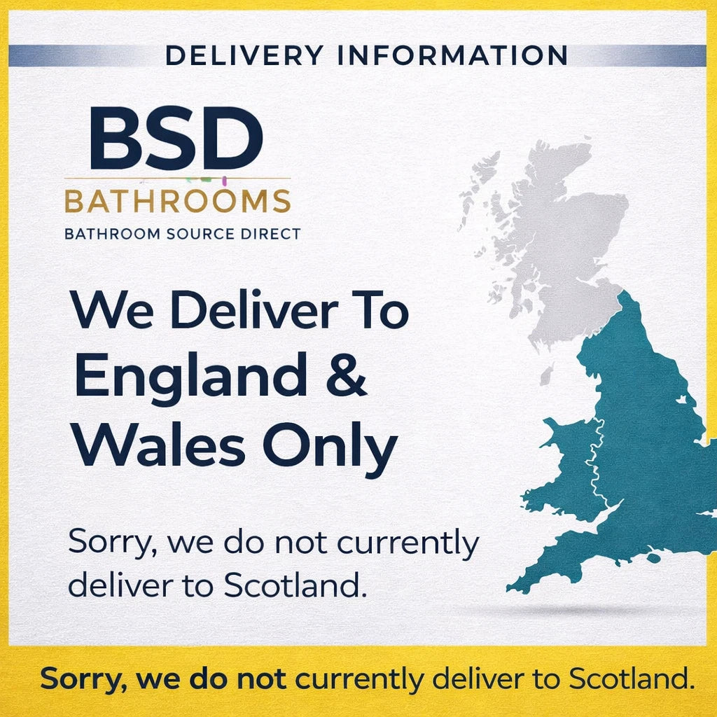 Bathroom Source Direct free standard delivery information for England and Wales