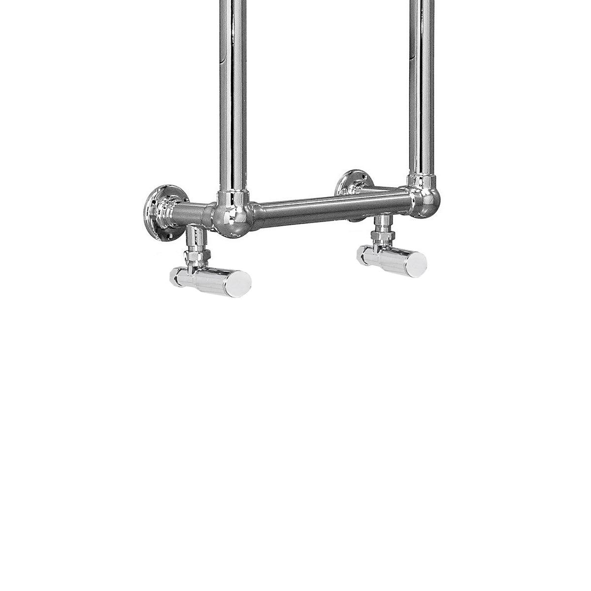 Traditional 3 Bar Victorian Chrome Heated Towel Rail Radiator – 700 x 400mm