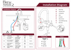 Brewmaster 3 in 1 boiling water tap system installation diagram