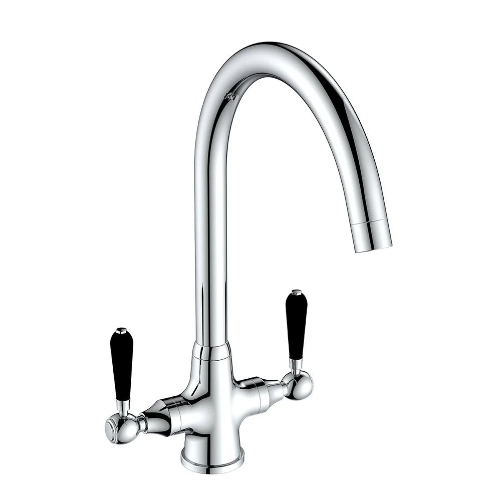 Bramwell & Co Rochester Chrome Traditional Kitchen Mixer Tap