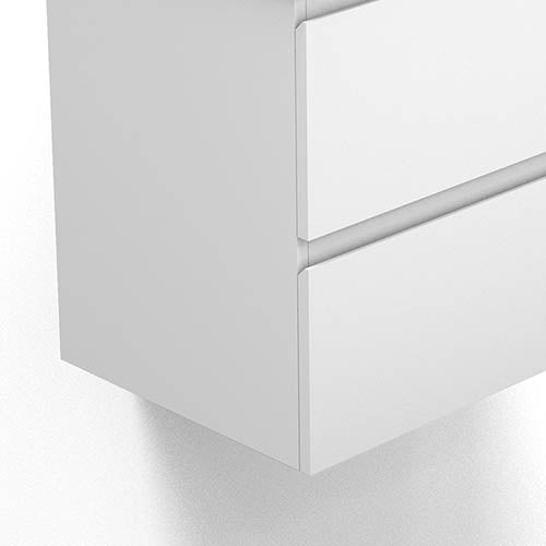 Close-up of a white rectangular light fixture on a white background