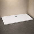 Ellstone 1800 x 900mm rectangular shower tray in a modern tiled bathroom