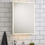 K-LIGHT Echo 500mm x 700mm LED mirror cabinet with illuminated border