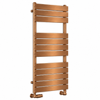 K-Rad Malibu 1200 x 500mm brushed bronze designer towel rail