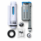 K Vit Options 550 cistern internal flush valve, inlet valve and installation components