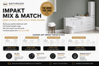 Kartell Impakt bathroom furniture mix & match offer with savings when choosing multiple pieces