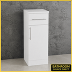 Kartell Impakt White Gloss 300mm Door & Drawer Base Unit