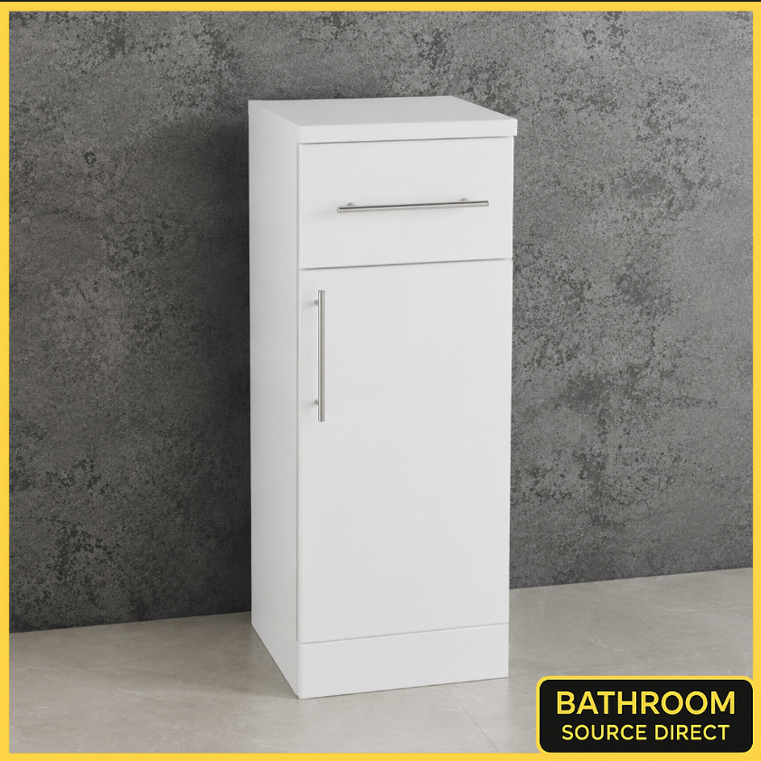Kartell Impakt White Gloss 300mm Door & Drawer Base Unit