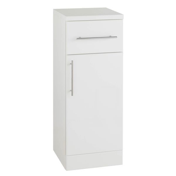 Kartell Impakt White Gloss 300mm Door & Drawer Storage Unit
