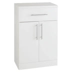 Kartell Impakt White Gloss 500mm Double Door Base Unit product view