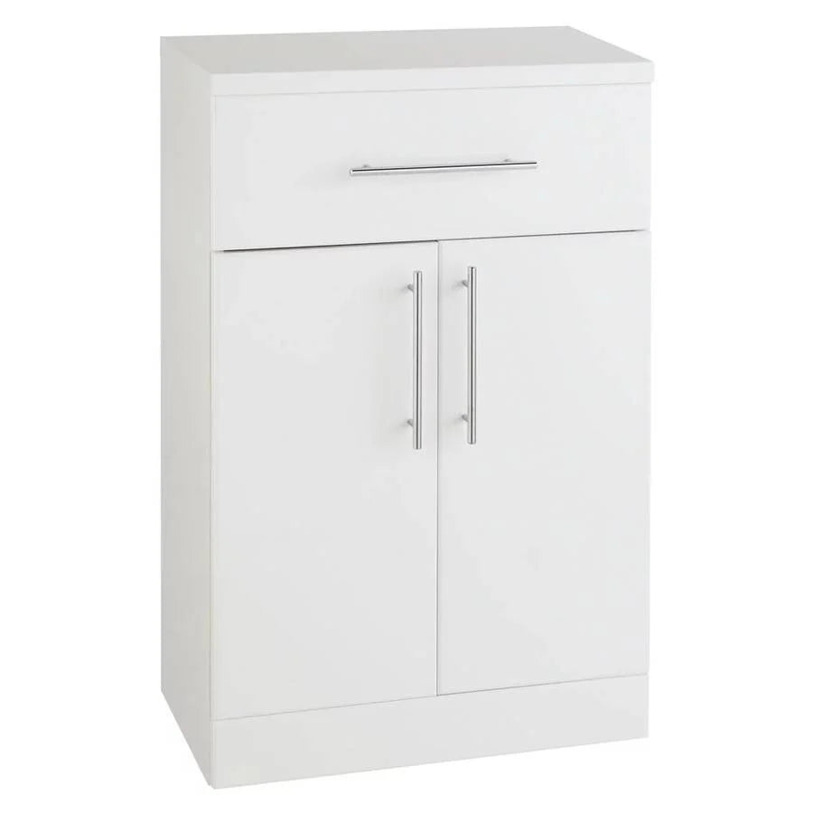 Kartell Impakt White Gloss 500mm Double Door Base Unit product view