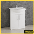 Kartell Impakt White Gloss 650mm Vanity Unit With Basin