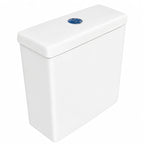 Kavera Bijoux toilet cistern with chrome dual flush button