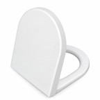 White quick release soft close toilet seat included with the Bijoux suite