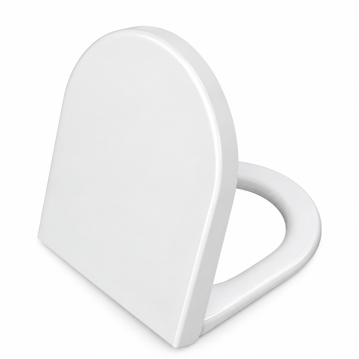 White quick release soft close toilet seat included with the Bijoux suite