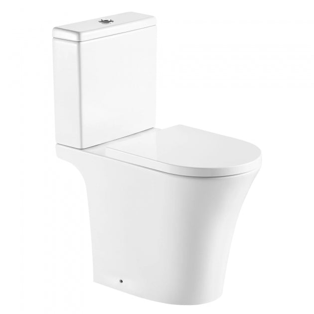 Kavera Kameo 640mm rimless comfort height close coupled toilet
