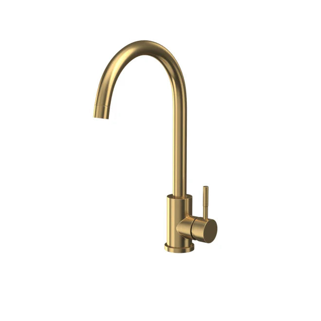 Bramwell & Co Manhattan Brushed Brass Kitchen Mixer Tap
