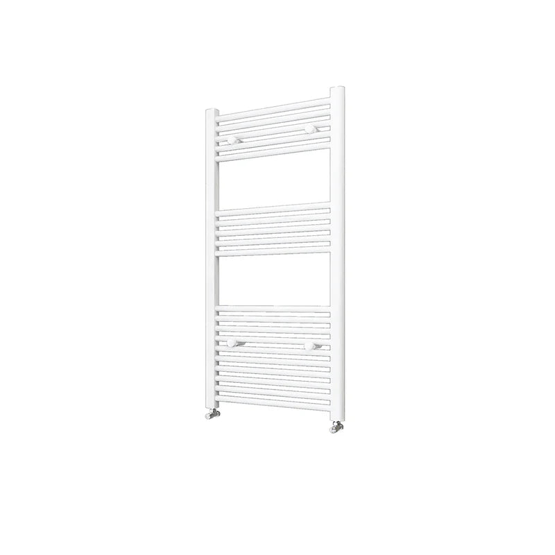 White Ladder Towel Rail 500mm Wide  heated towel radiator
