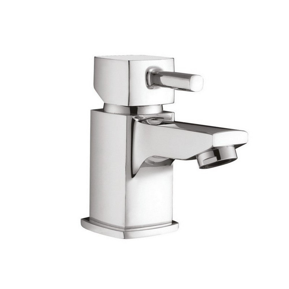 Formento Mini Mono Basin Mixer Tap with Push Waste – Chrome