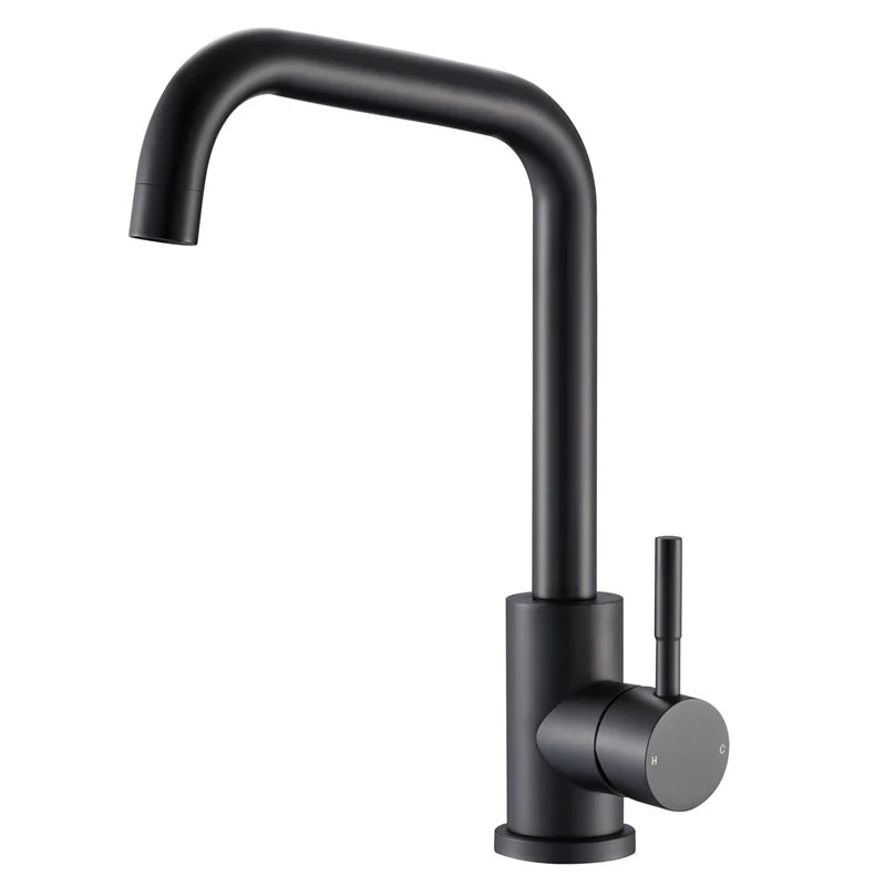 Bramwell & Co Noir Edge Matt Black Kitchen Mixer Tap
