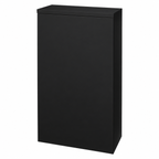 Purity 505mm matt black back to wall WC unit
