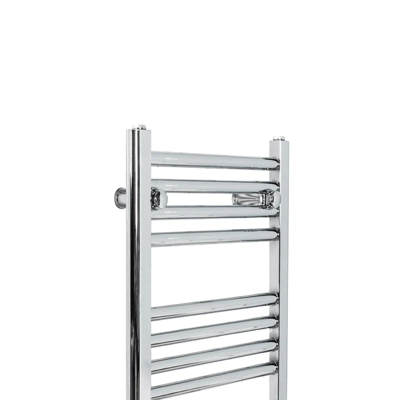 Close-up of Thermwell Chrome Ladder Towel Rail 500mm Wide chrome bars