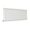 White horizontal column radiator 600x1416 for modern UK heating systems