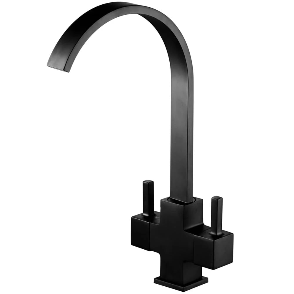 Bramwell & Co Winston Matt Black Kitchen Mixer Tap